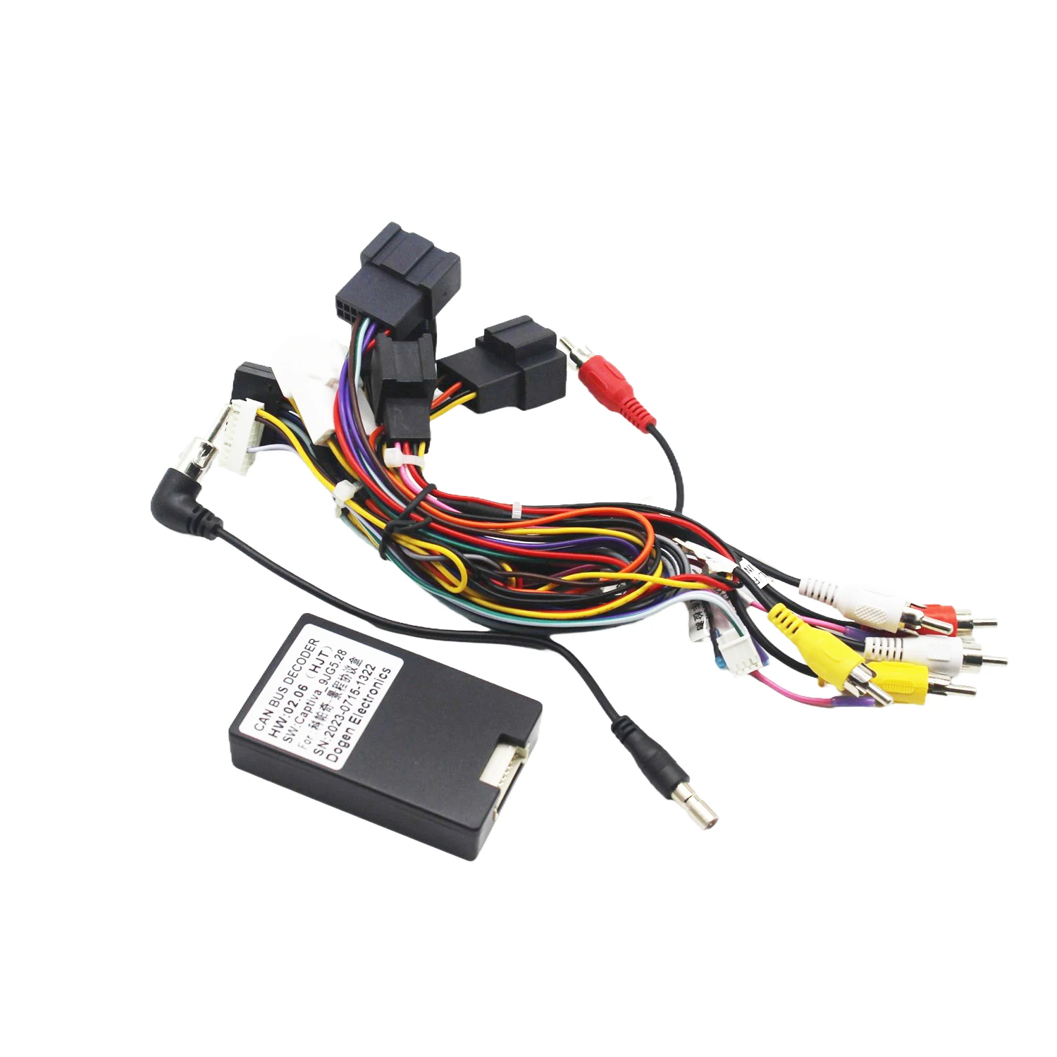 

Автомобильный 16-контактный адаптер жгута проводов Canbus Box декодер Android радио кабель питания для Chevrolet Captiva 2012-2016