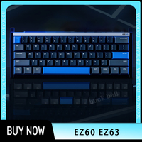 Iqunix Ez60 Ez63 Gamer Keyboard 8k Pbt Magnetic Axis Rgb Wired Keyboard Ergonomics Gaming Office Aluminium Alloy Custom Keyboard