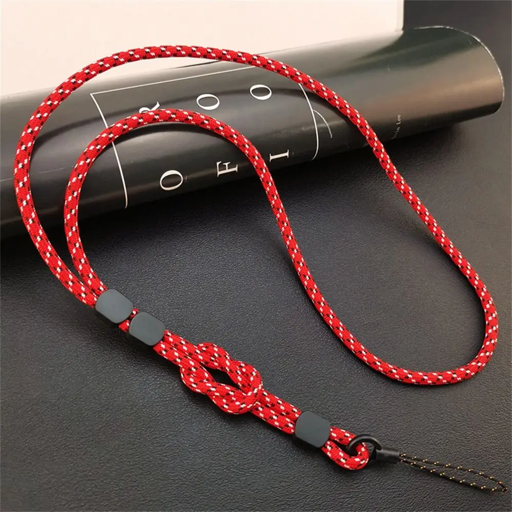 

Adjustable Mobile Phone Lanyard Hand-woven Dual-use Phone Hanging Chain Nylon Long Neck Cellphone Straps Phone Case