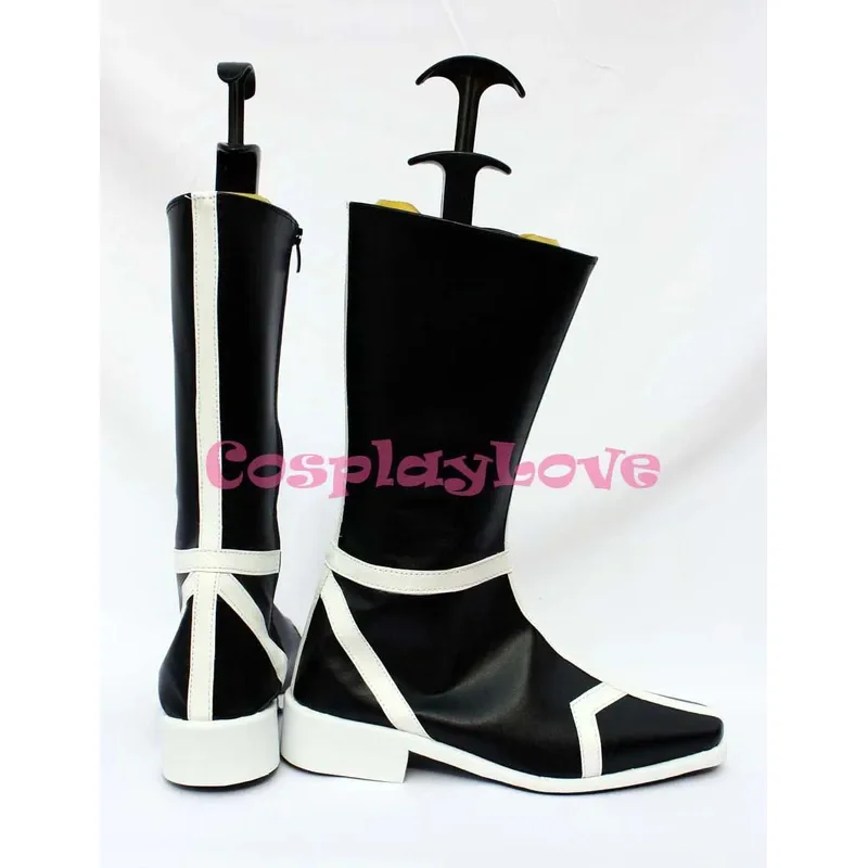 Custom Made Japanese Anime Inspired by Bleach Arrancar Black Cosplay Shoes Boots For Christmas Halloween Party Birthday