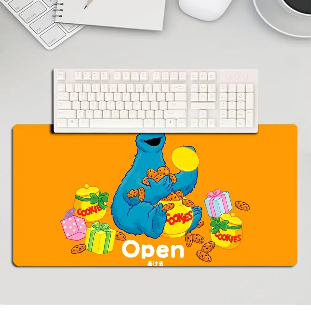 Cartoon Cookie Street Mousepad High Quality Computer Accessories Large Gaming Mouse Keyboard Mat LockEdge Thickened Desk Pad