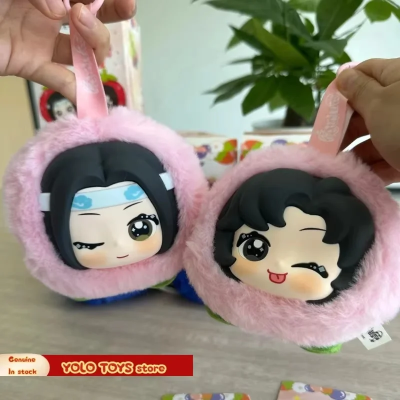 

Original Grass Field Demon Path Patriarch Fruit Color Series Blind Box Wei Wuxian Plush Doll Pendant Mysterious Box Surprise Gif