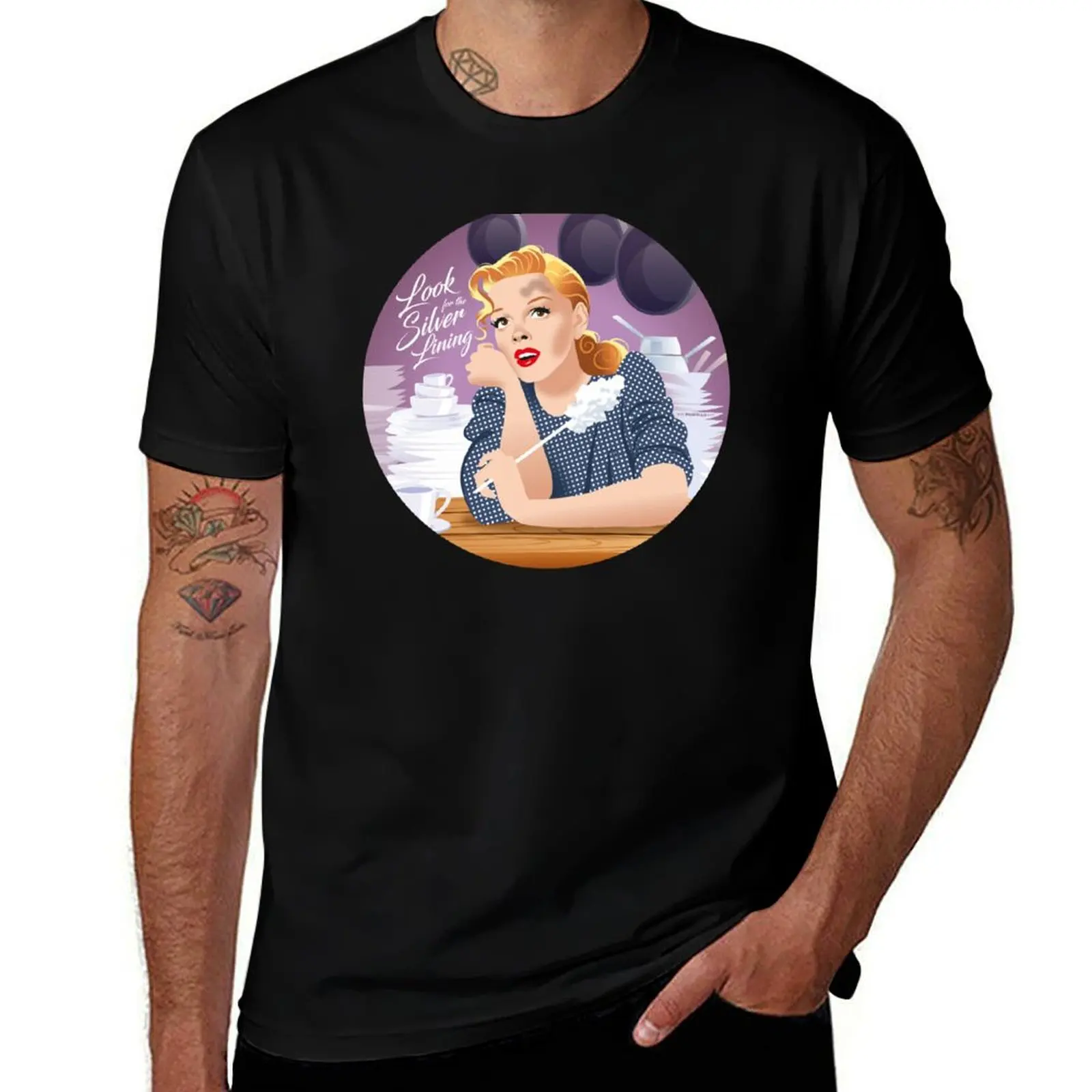 Look for the Silver Lining T-Shirt t shirt man cotton T-Shirt