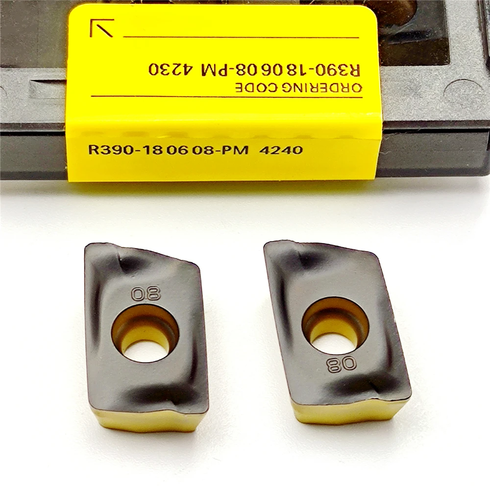 

Turning tool R390-180608 PM4240 R390-180612 PM4240 Milling Inserts Metal Cutters CNC Cutting Tools R390 180608 PM 4240