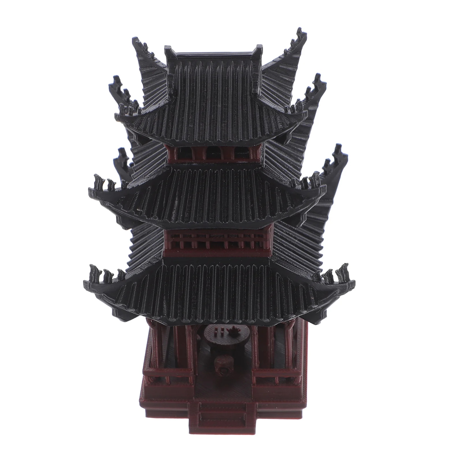 

Mini Pavilion Statue Vintage Asian Micro Landscape Decoration Bonsai Zen Garden Ornament Japanese Garden Decor