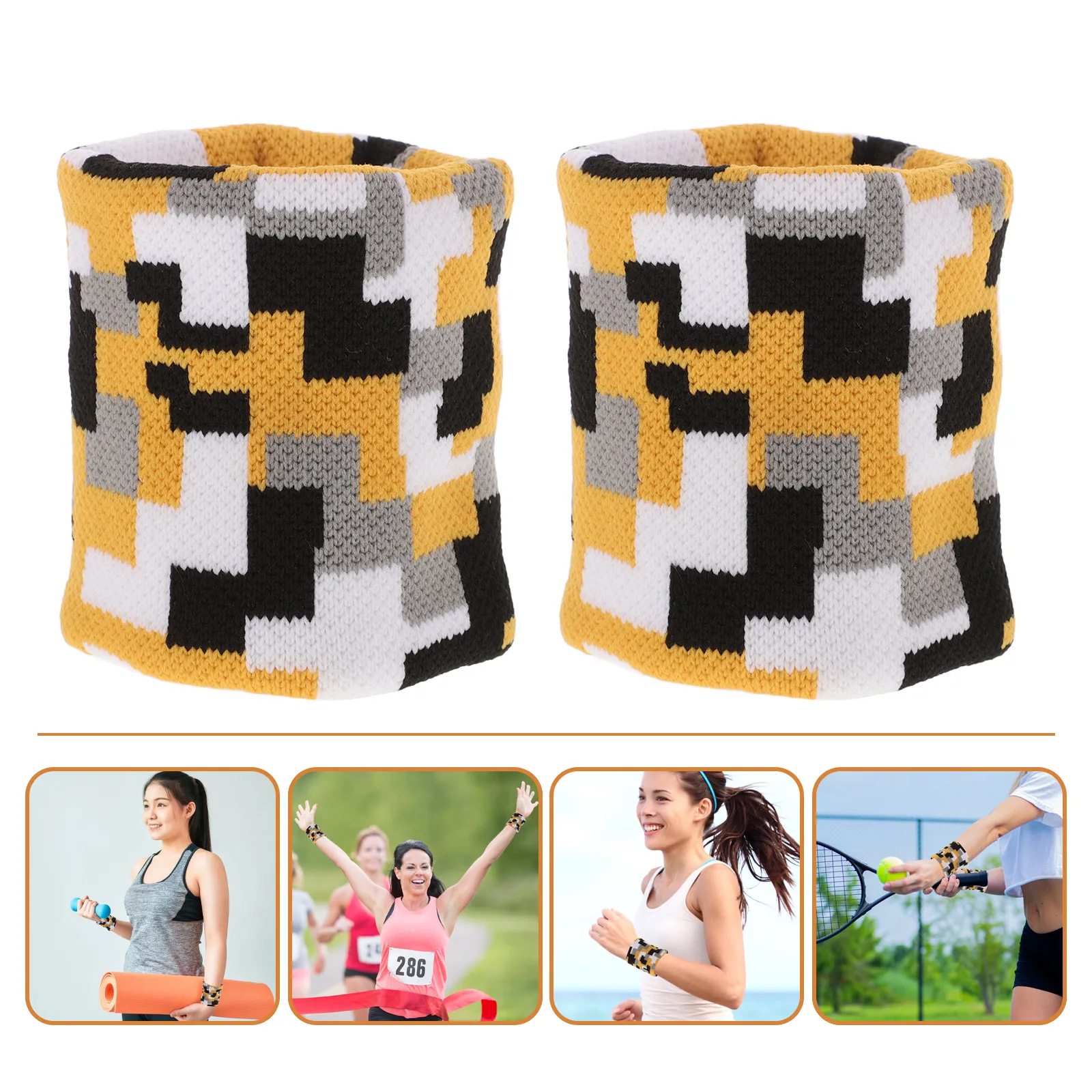 1 Par de Muñequeras Elásticas - Wristband Pair Sweat reseña y precio