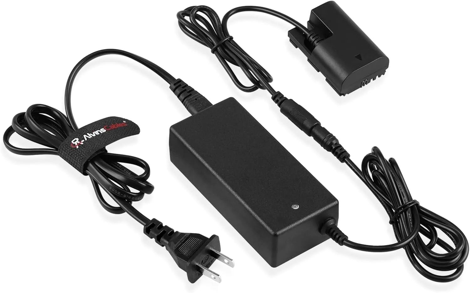 LP-E6P Dummy Battery AC Power Adapter Charger for Canon EOS R5 R5C R6 R7 5DS 6D 70D 80D 90D Mark II/III/IV 6D Mark II 7D 4m