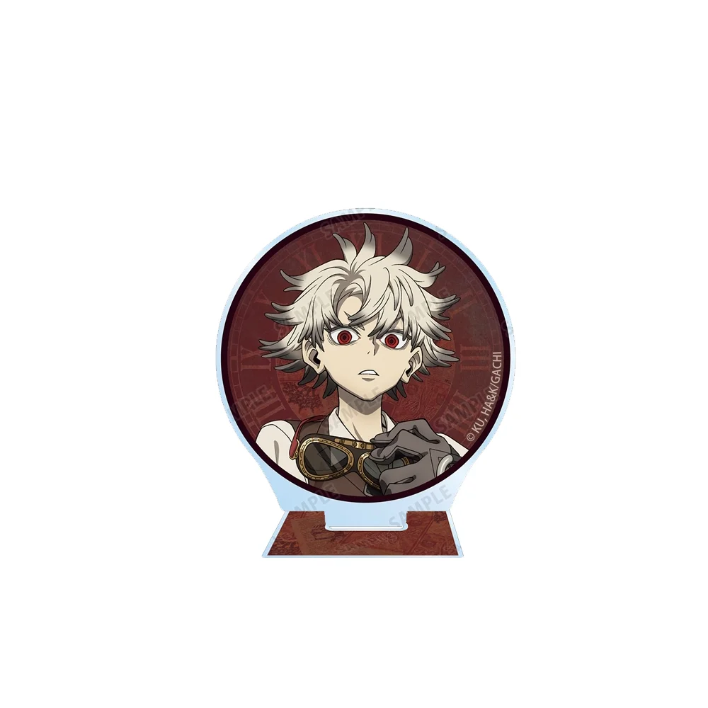 Gachiakuta Steampunk Ver 10CM Double Sided Acrylic Stand Keychain 2026 New Anime Stand Rudo Enjin Riyo Zanka Gift For Fans