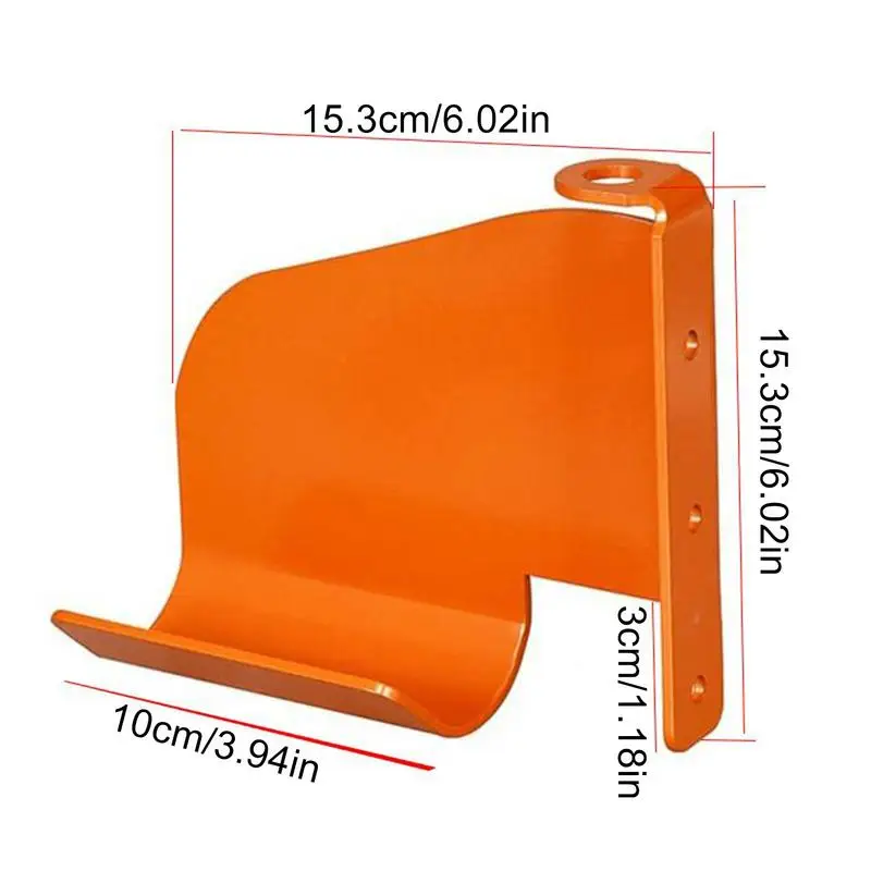 Держатель бензопилы Держатель бензопилы для гаража из нержавеющей стали Промышленное решение для хранения вещей для гаража, сада, двора, трактора