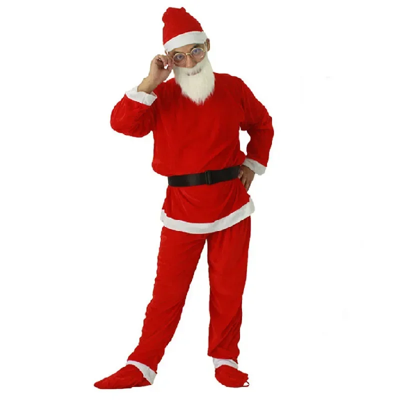 Seven Dwarf Snow Costume Fairy Elf Holiday Santa Adult Children Kids Carnival Stage Xmas Halloween Group Match Outfit For Men UY