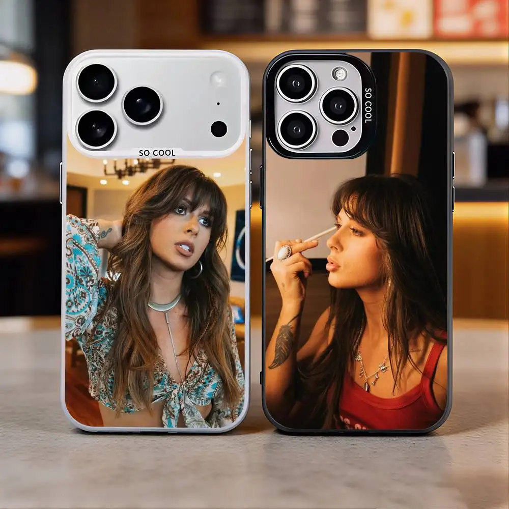 

E-Ella L-Langley Phone Case For iPhone 17, 16,15,14,13,12,11 Plus,Pro Max, Colorful Silver Funda Cover