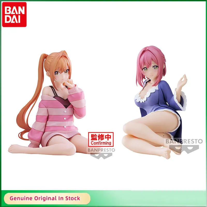 Bandai Original The 100 Girlfriends Who Really EALLY Love You Hanazono Hahari Inda Karane Relax Time Action Figure Model Toys