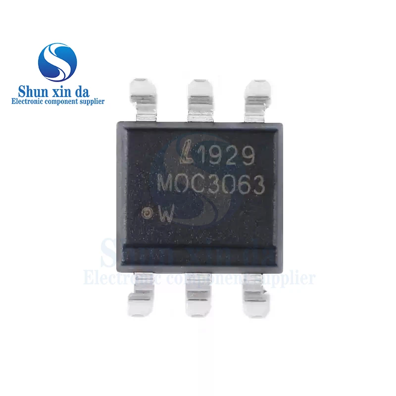 10PCS MOC3063 DIP SMD 6-PIN MOC3063SR2M MOC3063M PHOTOTRIAC DRIVER OPTOCOUPLER IC CHIP