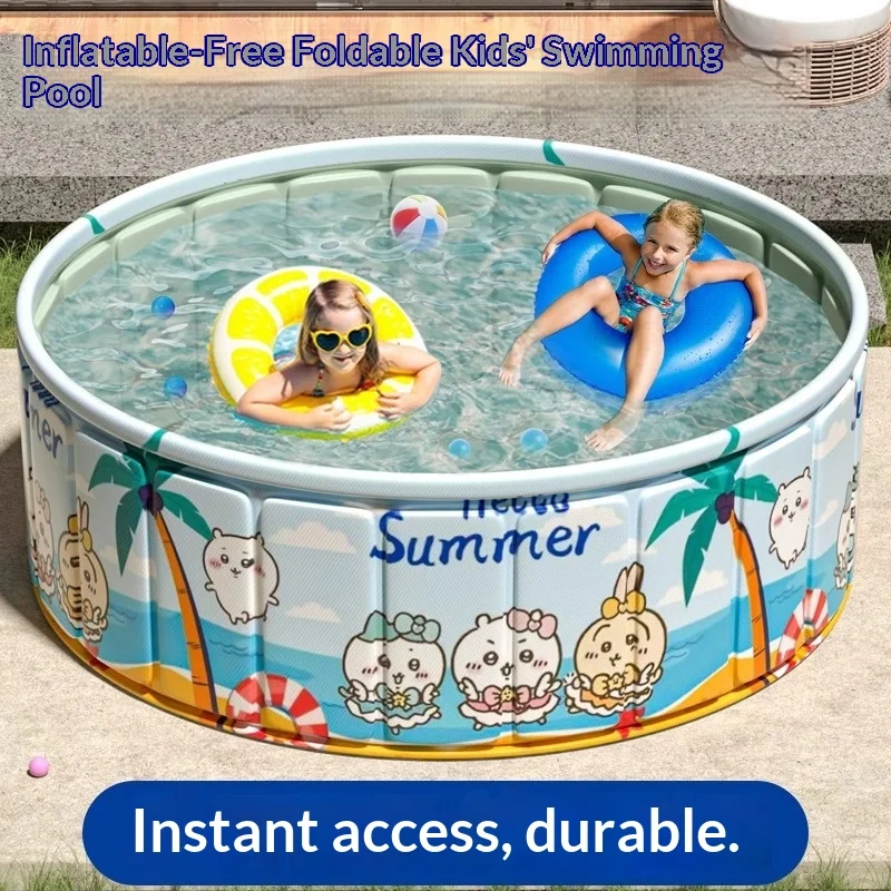 

Портативный складной бассейн без надувания, простой в установке, для взрослых, детей, младенцев, для дома и улицы, для двора.