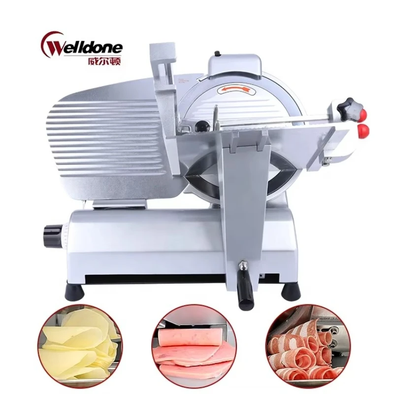 Welldone 12 Inch Semi-automatic Commercial Frozen Meat Cutting Slicer Machine for Restaurant commercial use