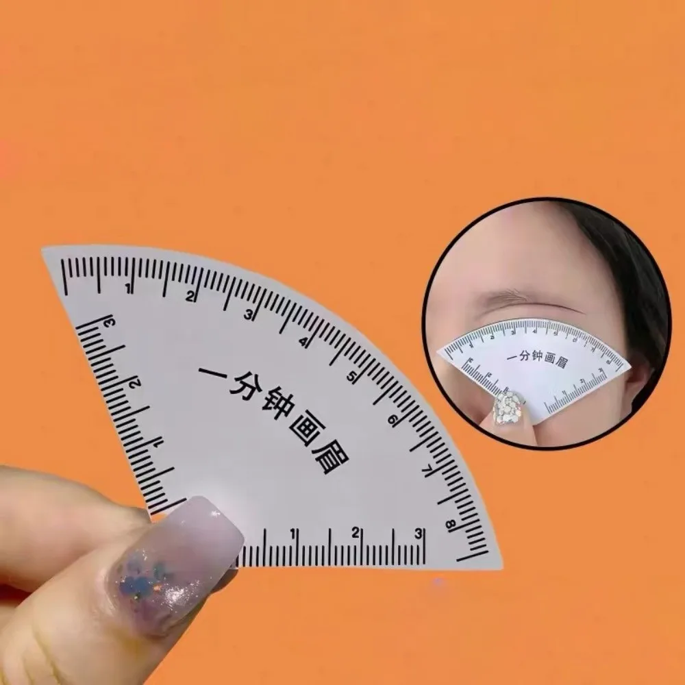 Nueva regla de diseño de cejas de dibujo rápido, regla de guía de dibujo de maquillaje reutilizable para dar forma, suministros de herramientas de mapeo