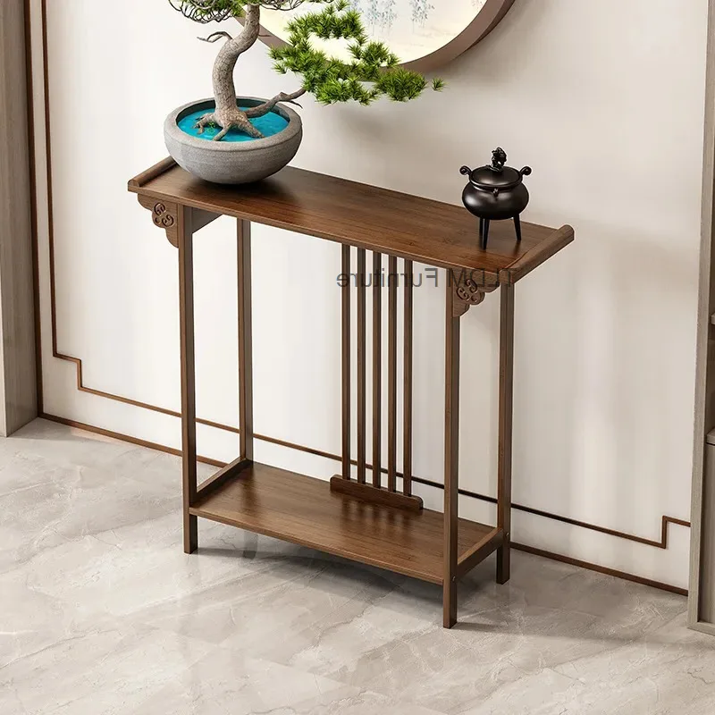 

Дизайн консоли, складной консольный столик, роскошный винтажный стол для прихожей, мебель из скандинавского дерева, мебель для прихожей