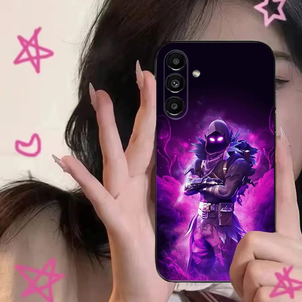 R-Royales F-Fortnites-S  Phone Case For Samsung S24,S21,S22,S23,S30,Ultra,S20,Plus,Fe,Lite,Note,10,9,5G Black Soft Cover