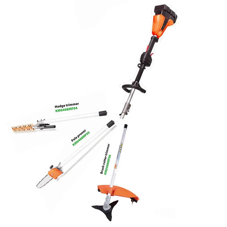 Power Brushless Motor Electric Pole Hedge Trimmer Saw Grass Trimmer Brush Cutter 4 In 1 Li-Ion Multi-Task Tools