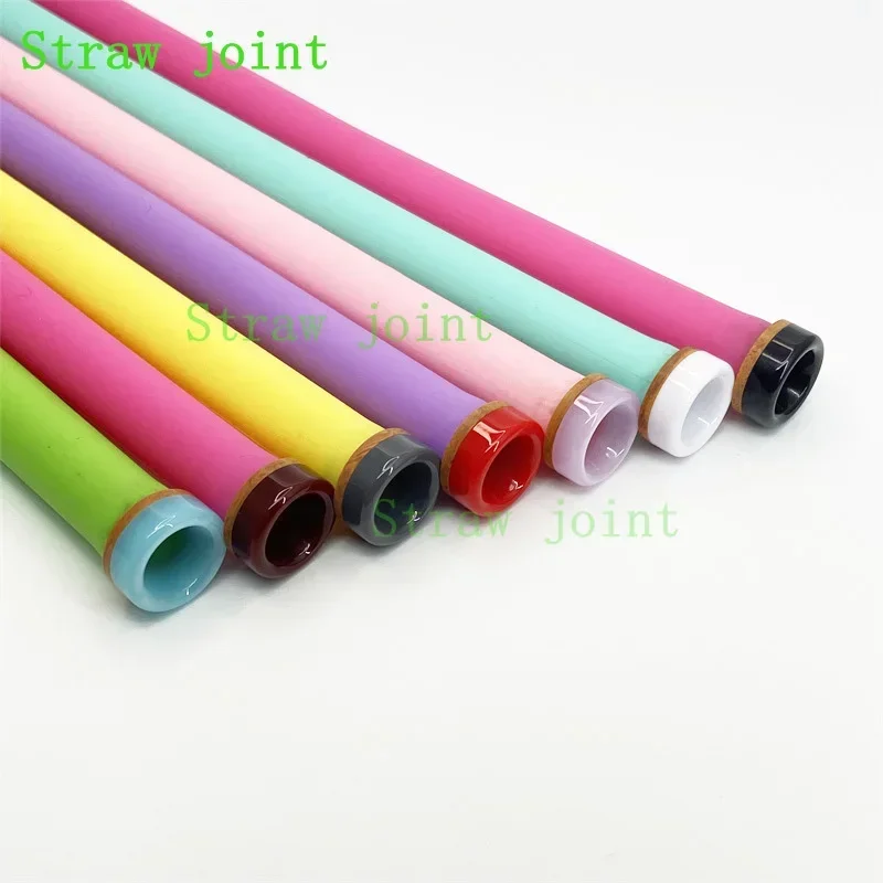 1pc 810 Resin Rubber Free Waistline Straw Joint