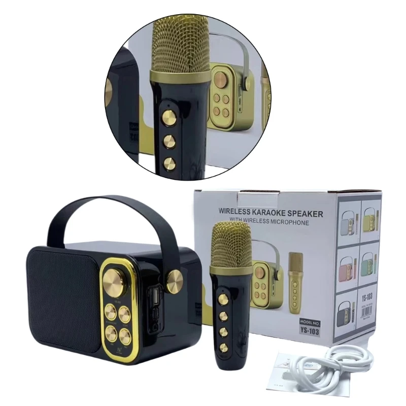 เครื่องคาราโอเกะพร้อมไมโครโฟนไร้สายสำหรับเด็กผู้หญิงของขวัญ, คาราโอเกะแบบใช้มือถือ