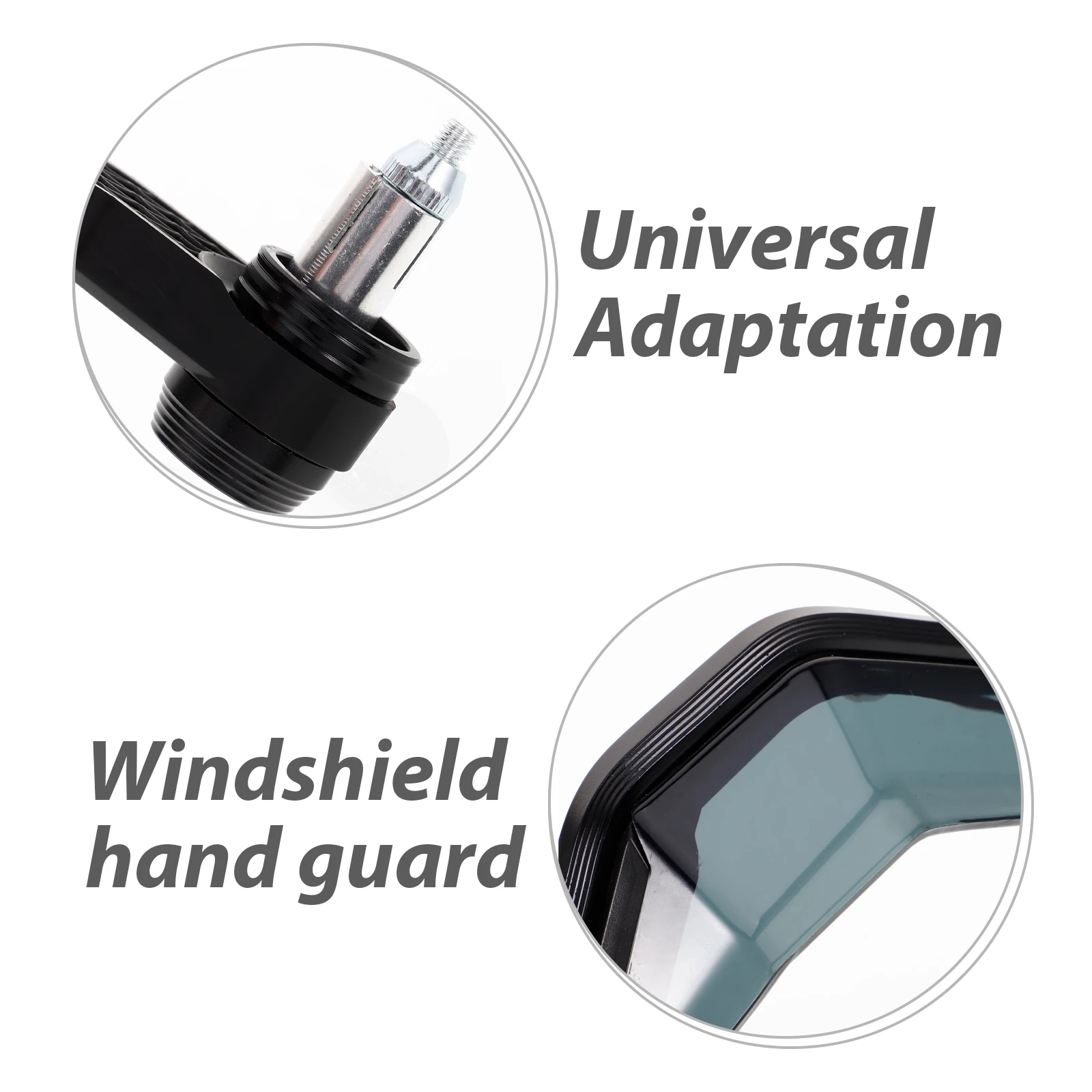 

1 Pair Motorcycle Hand Guards Wind Protector For Electric Motorcycles Universal Handguards Replacement Sturdy Shield Minimize
