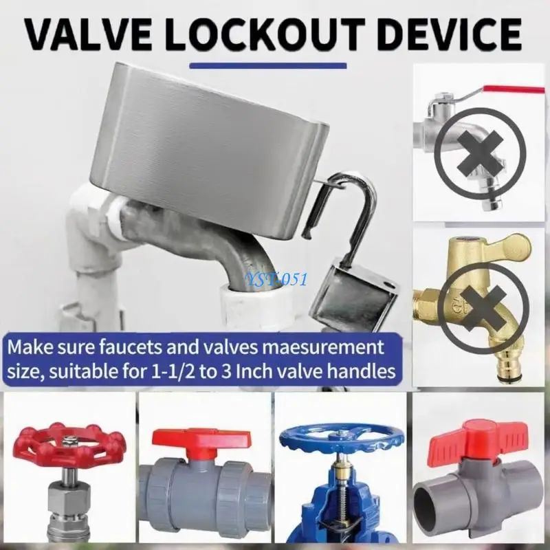 E15A Water Saving Faucet Cover Easy Installation Keyless Lock Faucet Protector Garden Hose Bib Cover Suitable for Outdoor Use