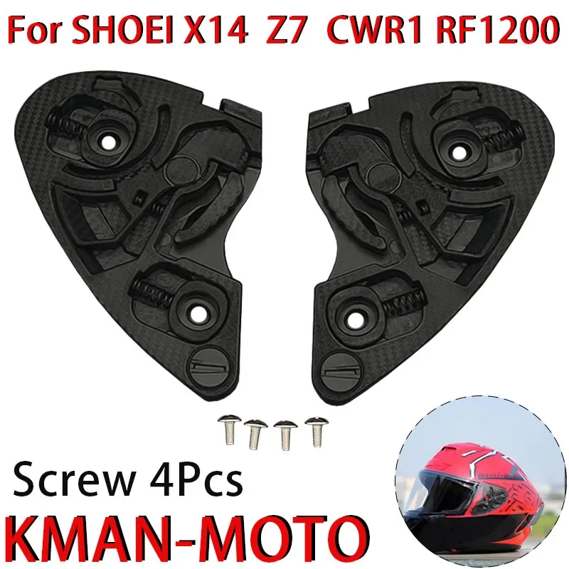 RF1200 X14 helm motor, kunci dasar pelindung helm sepeda motor untuk SHOEI Z7 CWR1 RF1200 Xspirit NXR mekanisme perisai helm