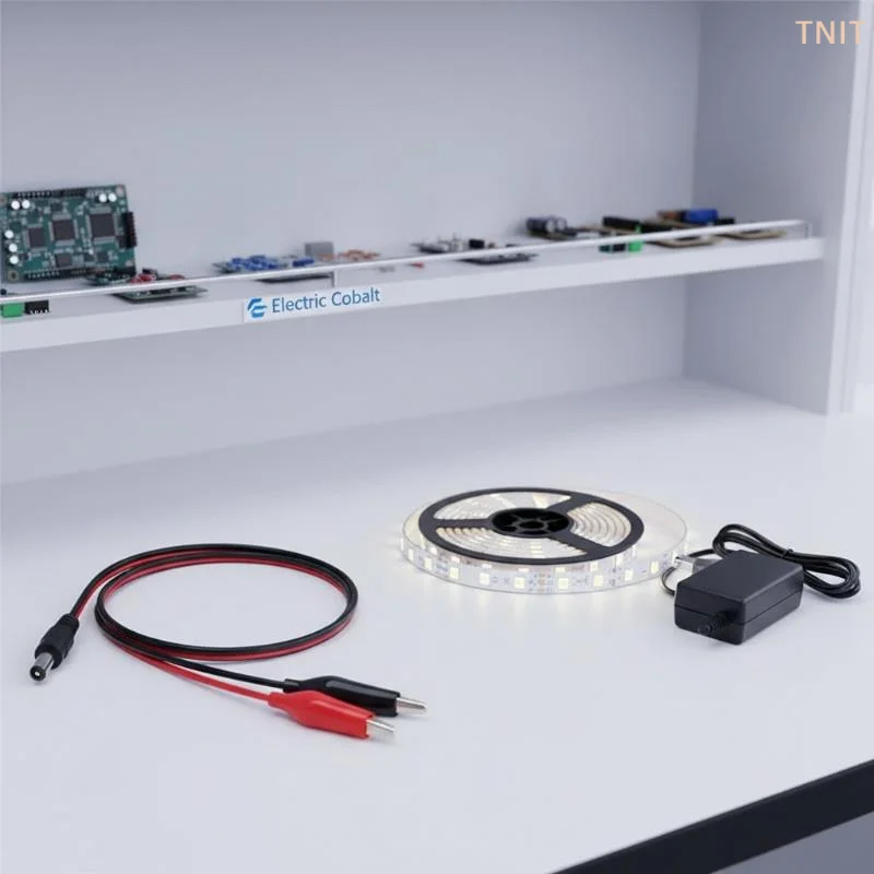 [J] 2 Alligator Clip To 1 Male Or Female DC Power Plug Connector Adapter DC 5.5*2.1mm Clips Crocodile Test Leads