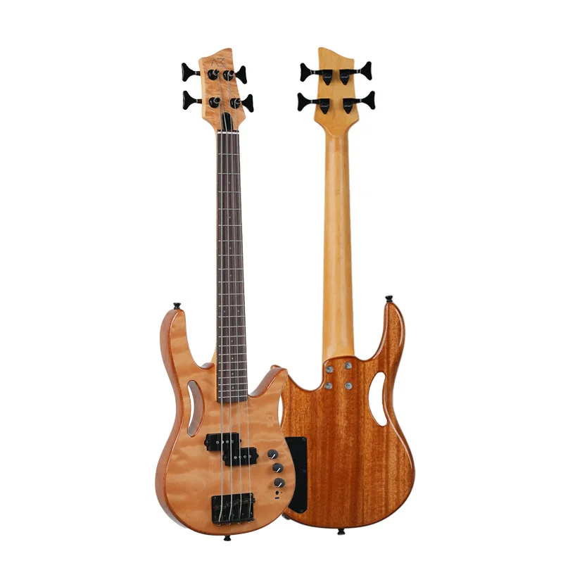 33Inch Electric Bass 4 String Bluetooth Electronic Bass Inner Recording Basses Guitar Rosewood Fingerboard Mahogany Body Basses