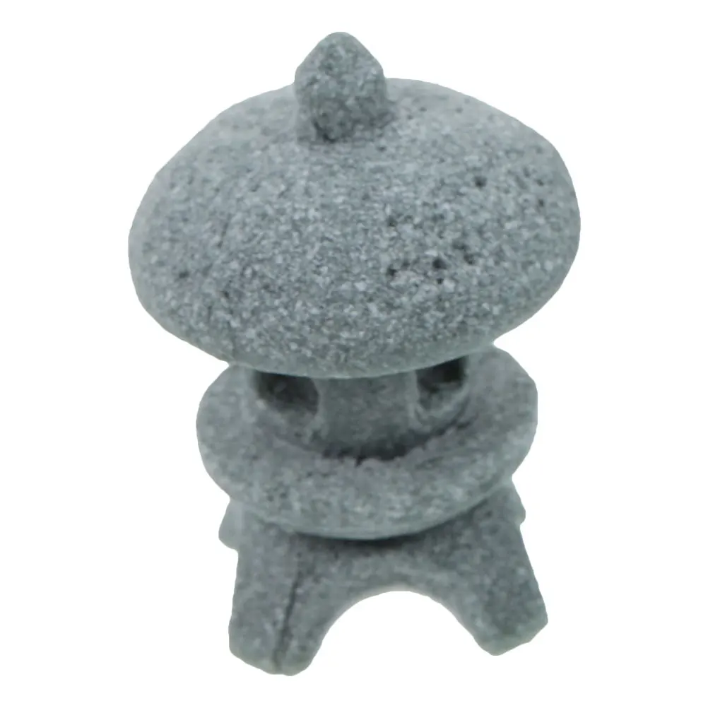 

Japanese Lantern Statue Miniature Garden Style Pavilion Decor Figurines Stone