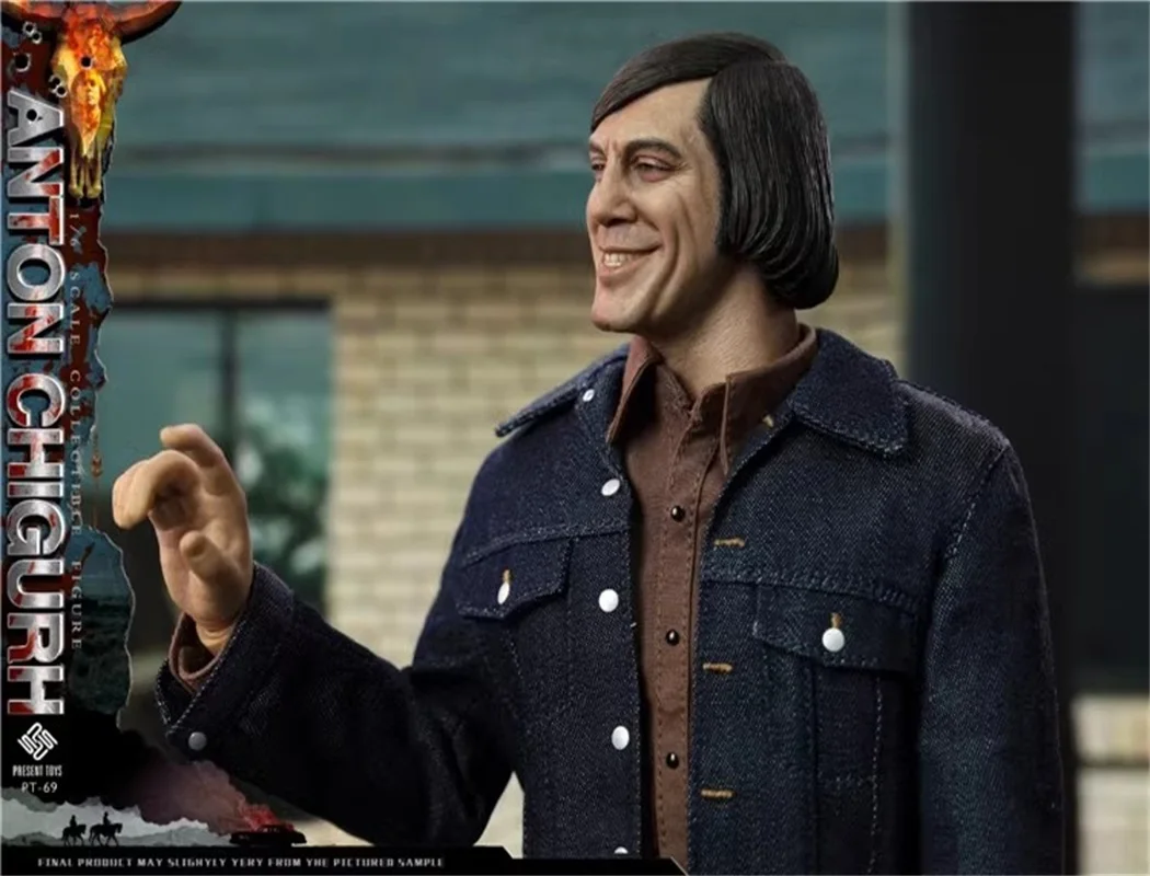 PRESENT TOYS PT-sp69 1/6 Scale Soldier Killer Anton Chigurh Double Head Full Set 12'' Action Figures Doll Model In Stock