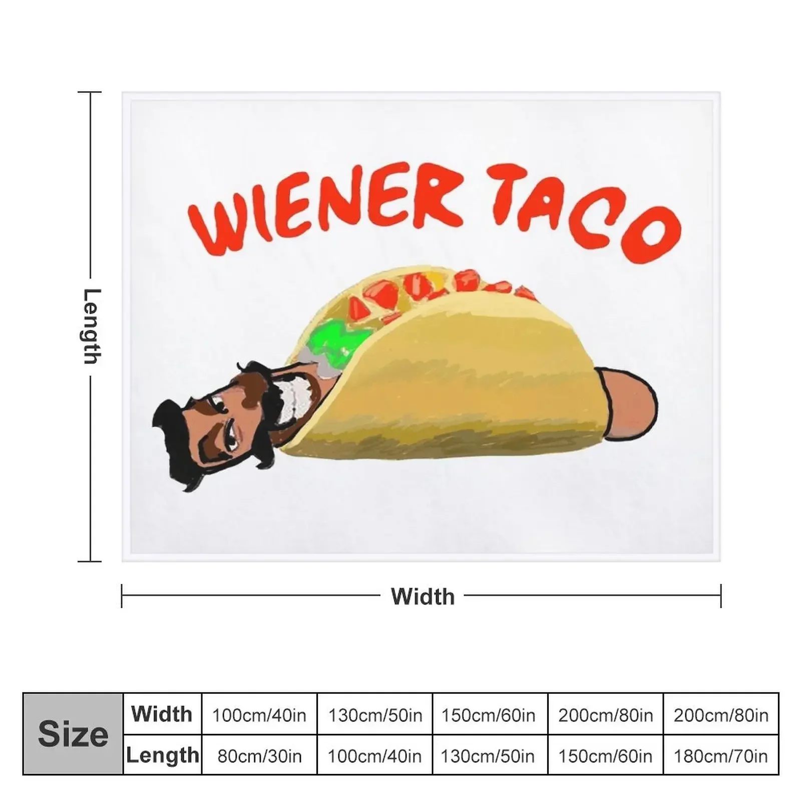 wiener taco Throw Blanket Fashion Sofas Loose Summer Blankets