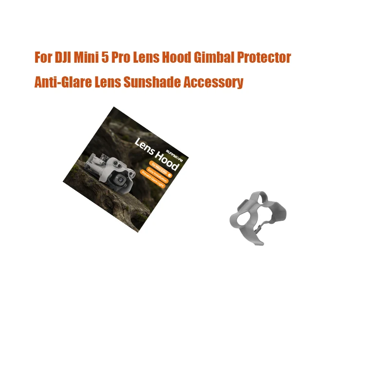 

For DJI Mini 5 Pro Lens Hood Gimbal Protector Anti-Glare Lens Sunshade Accessory