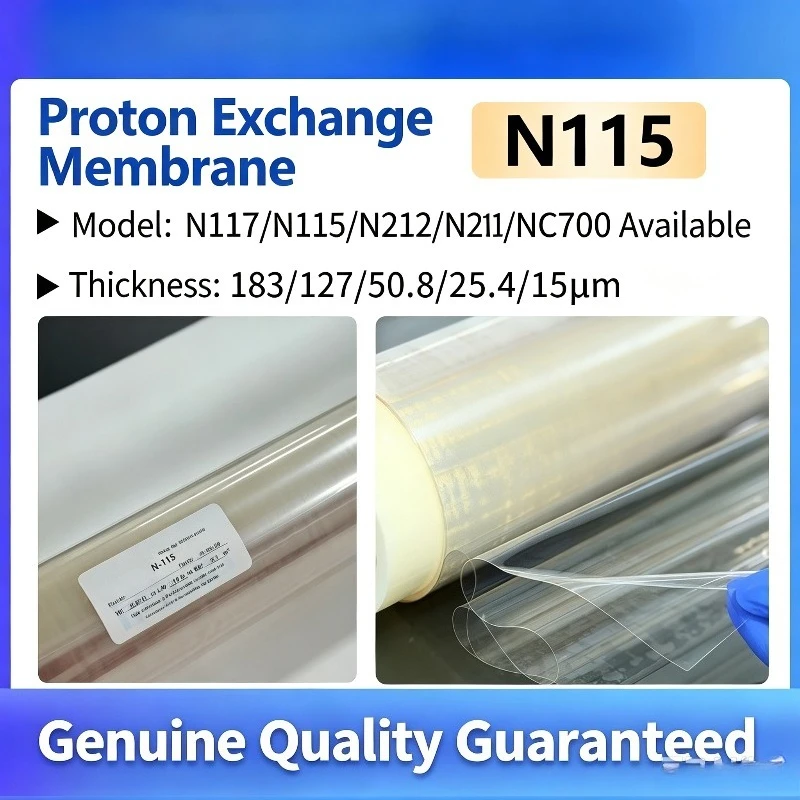 Nafion Proton Exchange Membrane N115 N117 N211 N212 XL Perfluorosulfonic Acid Membrane For Fuel Cell