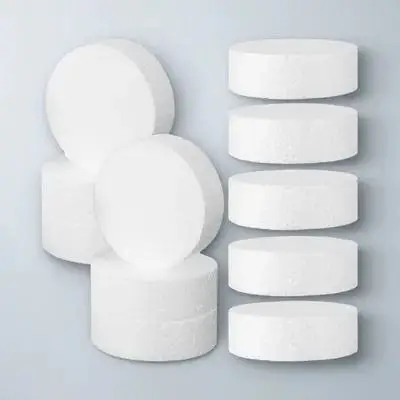 

18pcs Circles Craft Blanks For Cake Decorating Practice Floral Arrangements Wedding Display Models Round Foam Discs Craft Foam