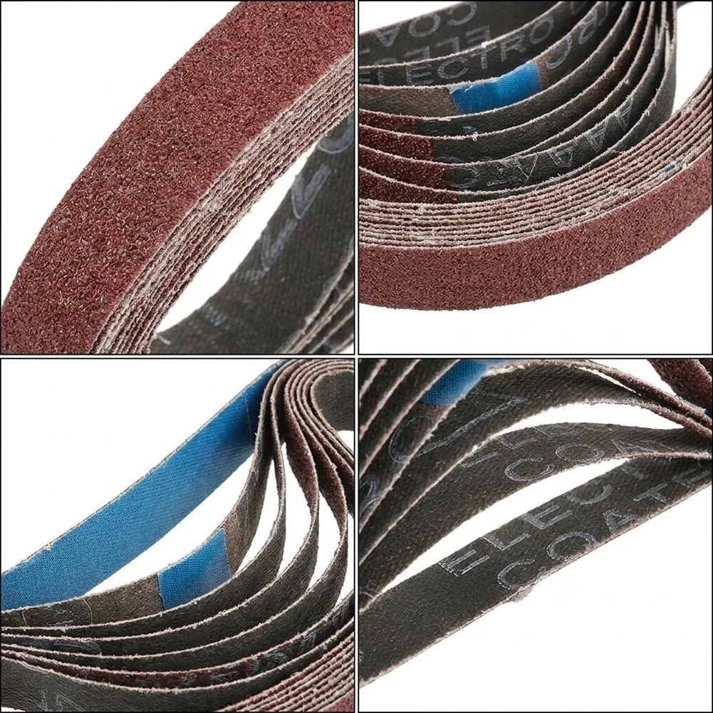 Strips Sanding Belts Buffer Tools Sandpaper Equipement For Mm 13 X 457 40/60/80/120/180/240 Grit Accessory Strips