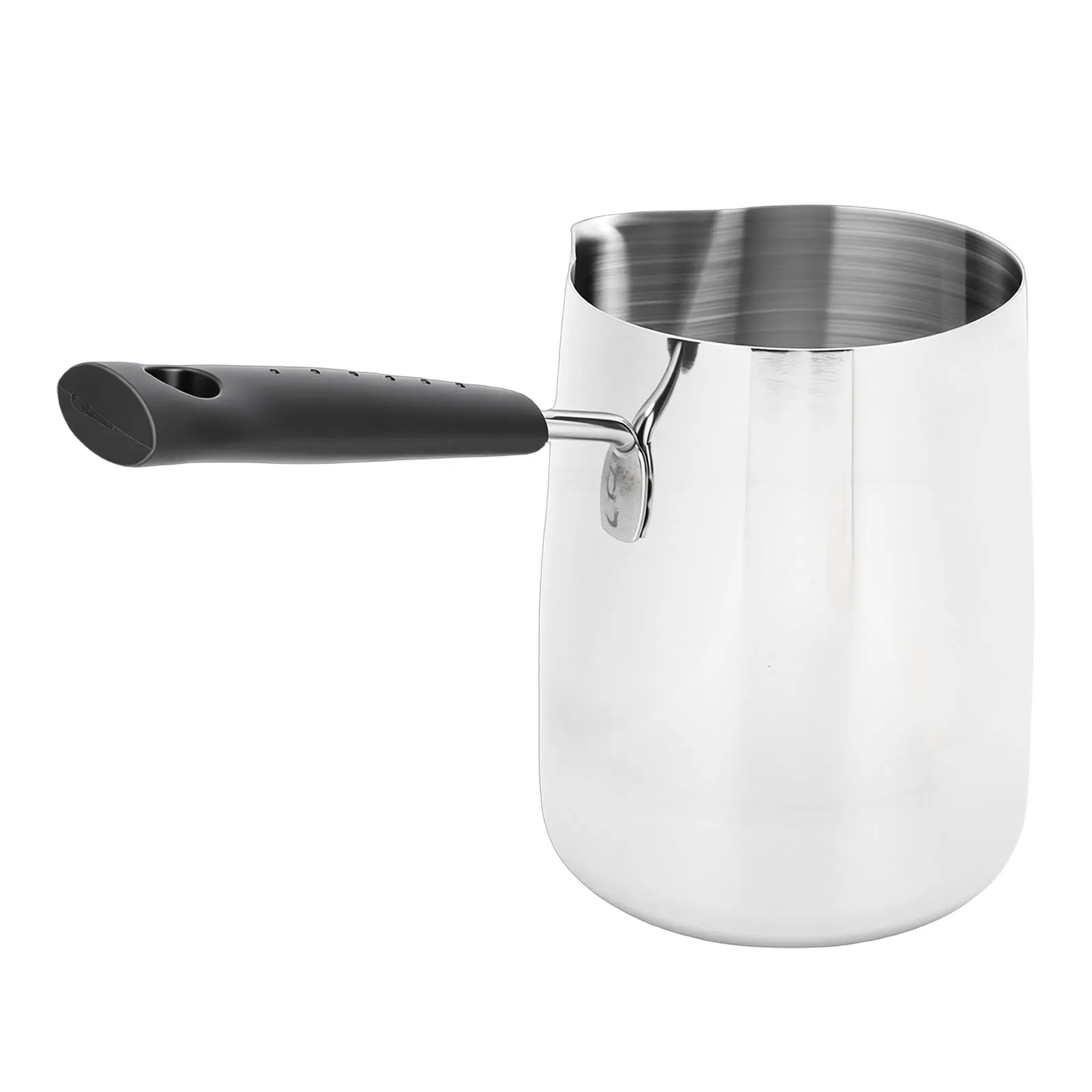 Turkish Coffee Pot 304 Stainless Steel Eagle Beak Spout Stovetop Turkish Coffee Maker for Warming Butter Milk Chocolate