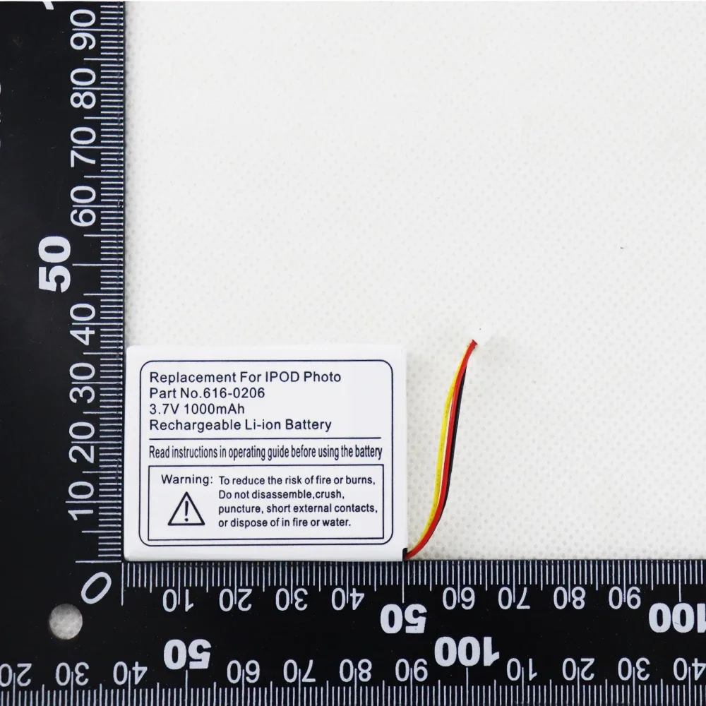 1000mAh Li-Ionen-Akku 616-0206 616-0183 Ersatz für iPod Classic 4. Generation / Photo U2 A1059 20 40GB Akku – Detail 7