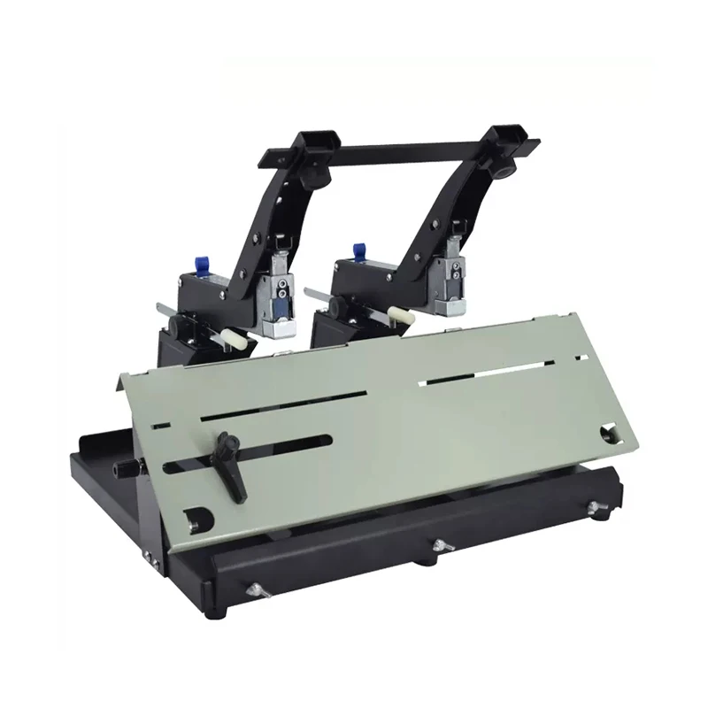 Metal Double Saddle Book Binding Machine Heavy  Manual Stapler Office Multifunctional Stapler Machine