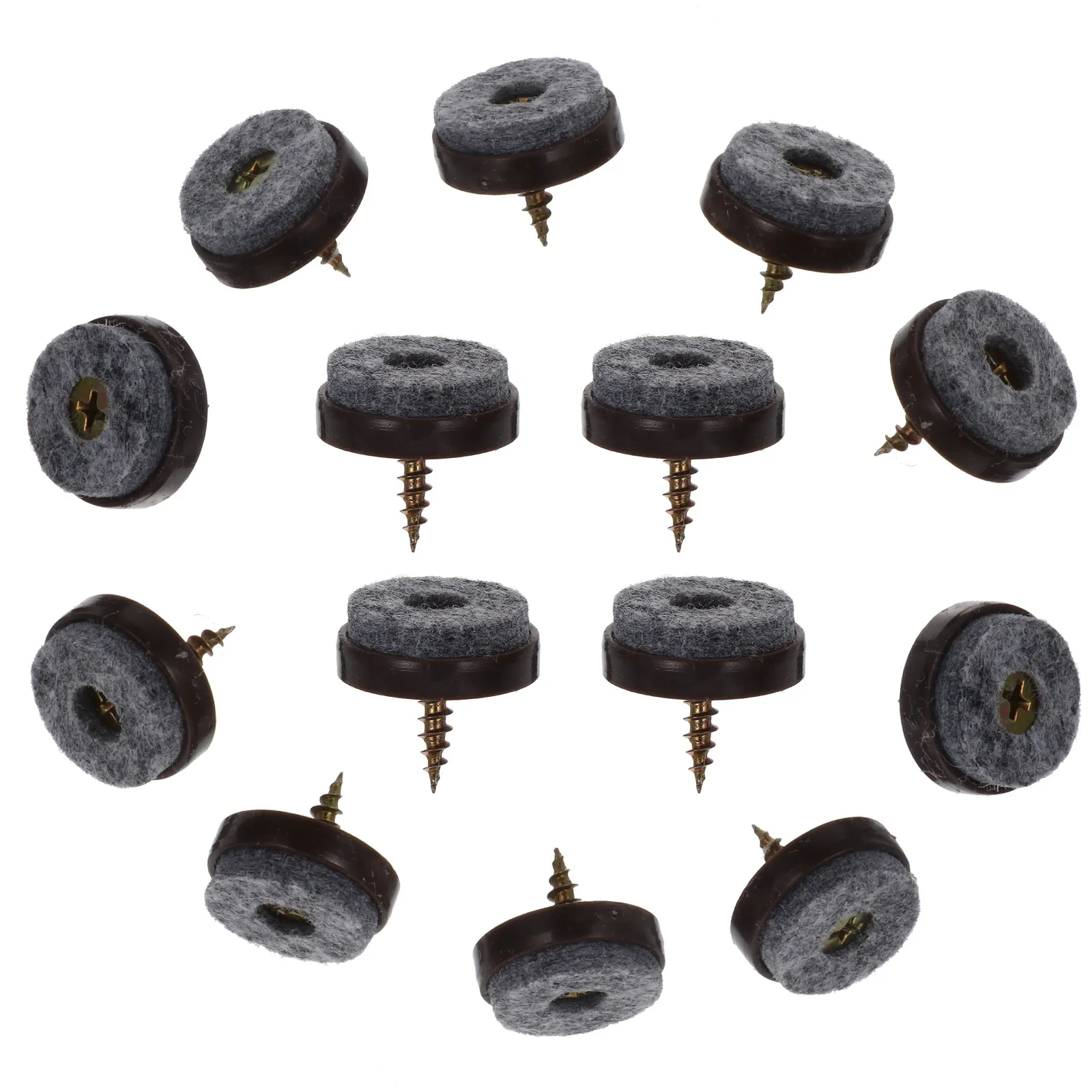 50Pcs Furniture Footpads Chair Leg Covers Anti-Slip Felt Table Feet Protectors Silent Floor Pads for Chair Table Legs