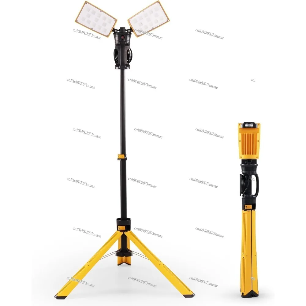 

【Upgraded】 6290Pro 15000 Lumen 105 Watt Dual-Head LED Work Light with Telescoping Tripod, Work Light with - Best
