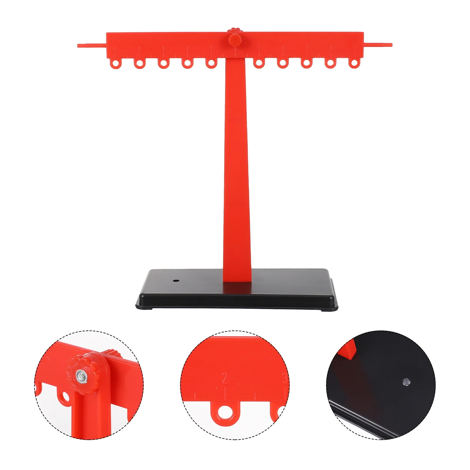 

2 Sets Lever Ruler Teaching Aid Science Experiment Toy Manual Plastic Handmade Model