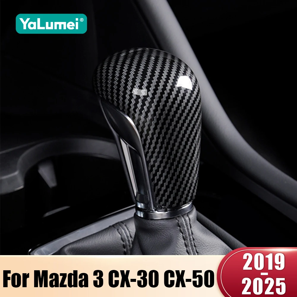 For Mazda 3 BP Axela CX-30 CX30 CX-50 CX50 2019 2020 2021 2022 2023 2024 2025 Car Gear Shift Knob Gear Head Cover Accessories