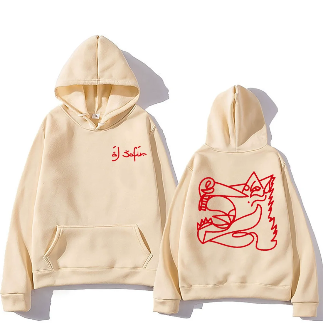 Rapper Al Safir Tour Graphics Hoodie Men Women harajuku hip hop streetwear vintage Hot Sweatshirts Fleece Long sleeve pullovers