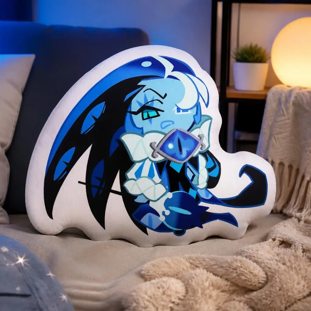 Shadow milk cute Cookies Runs Plush Pillow Cushion Irregular Stuffed Throw Pillow Home Decor Gift Sofa Bed Couch