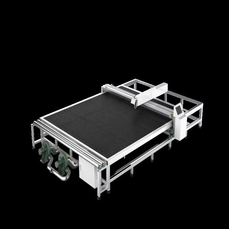 Ultrasonic Fabric Cutter for Roller Blinds with Double Clamps Straight Cutting