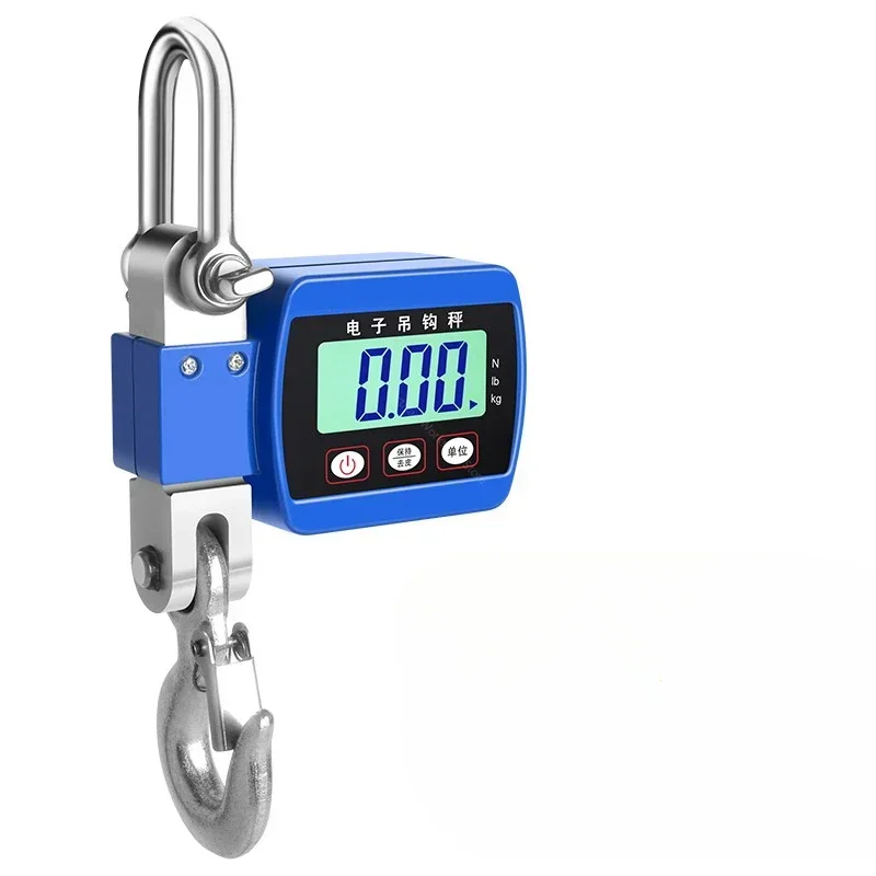 1pcs Dynamometer 60kg100kg 300/500N1 tons 2/3T pulling force test instrument push-pull force meter digital display instrument