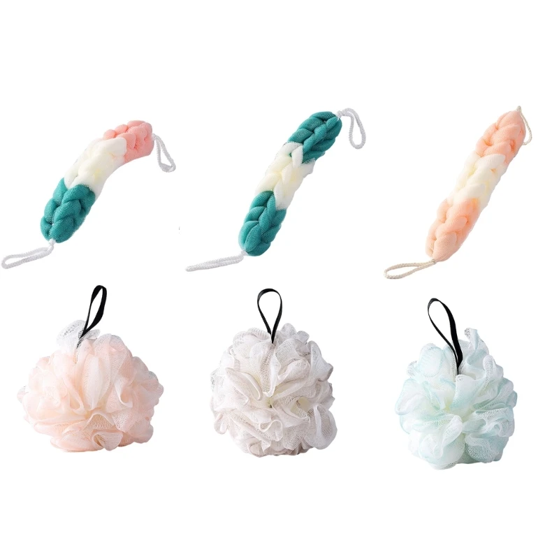 

Loofahs Bath Brush Body Scrub Back Scrubber Cleaning Relaxation Massage Brush Anti-Cellulites Sponges Brush Exfoliating