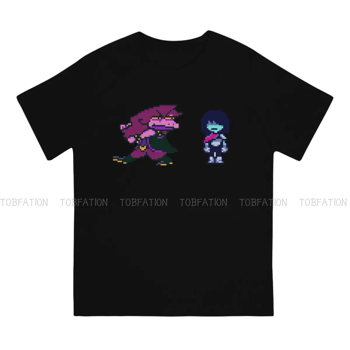 Deltarune Susie And Kris Tshirt Homme Men's Clothes Blusas Cotton T Shirt For Men